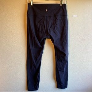 Lululemon Wunder Train High-Rise Tight 25” Night Sea Size 10 Athleisure Athlete